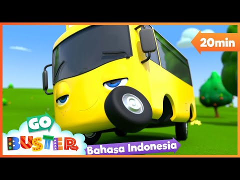 Perang Balon Air Warna-Warni | Go Buster Kartun Anak-anak | Indonesia Bahasa