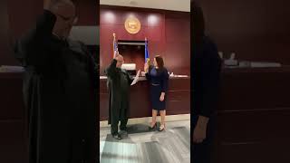 Judge Anna Albertson official oath ceremony