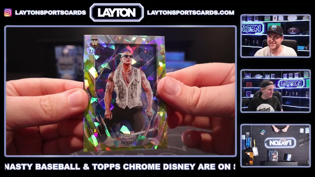 9 Box WWE Mega Mixer 2026 Topps Chrome Cosmic, Sapphire, Hobby
