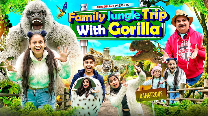 Family Jungle Trip With Gorilla || Aditi Sharma