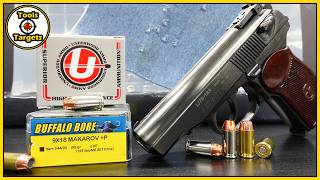 Return of The MAK!...9MM Makarov Buffalo Bore VS Underwood Self-Defense AMMO Ballistic Gel Test!