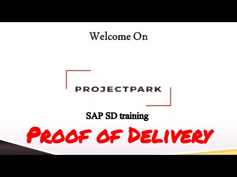 Proof of Delivery