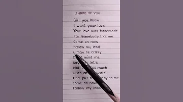 Ed Sheeran Shape Of You Lyrics 