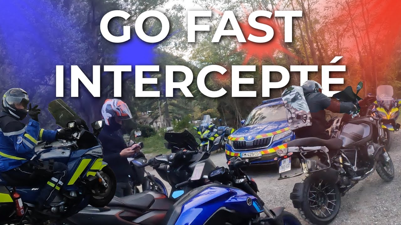 BALADE EN MT09 GS1250 TMAX ET MT07 + POLICE 🚔