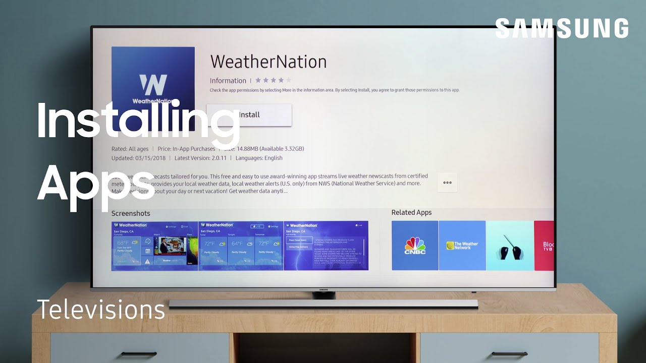 Install Apps from Smart Hub on your TV Samsung US