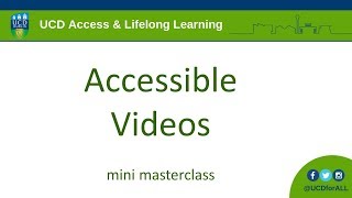 Accessible Videos