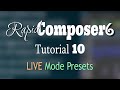 Rapid Composer 6 Tutorial 10 Playing a Live Preset!