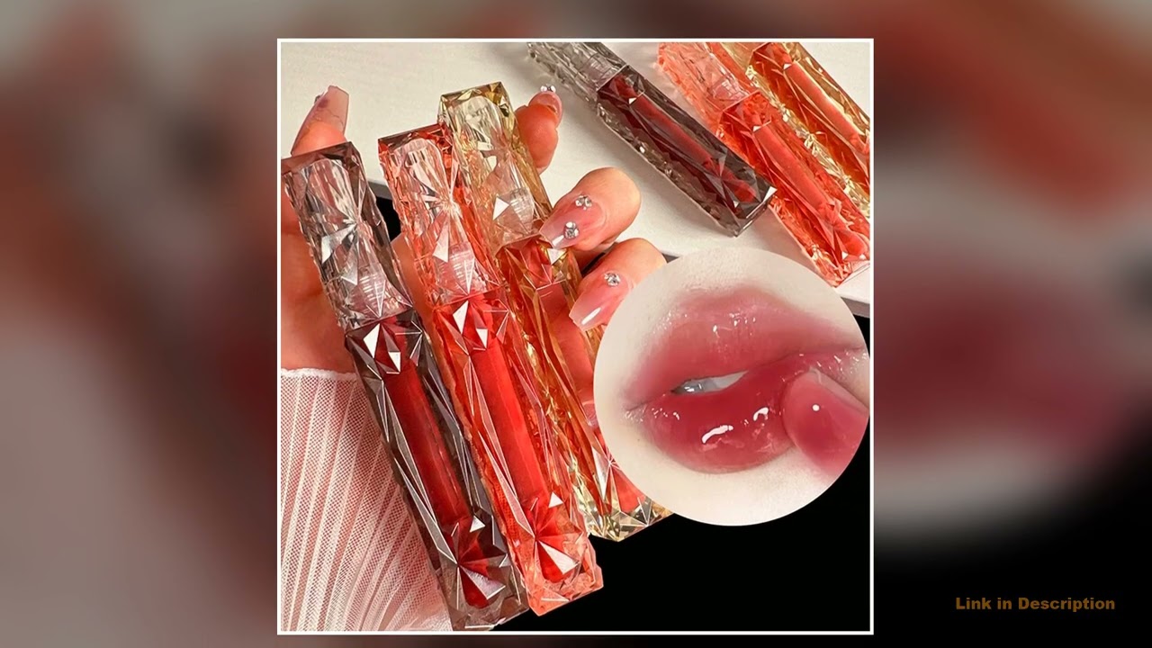 Lip Gloss Longlasting Moisturizing Easy Halodyeing Waterproof Mirror Water Glass Lip Gloss
