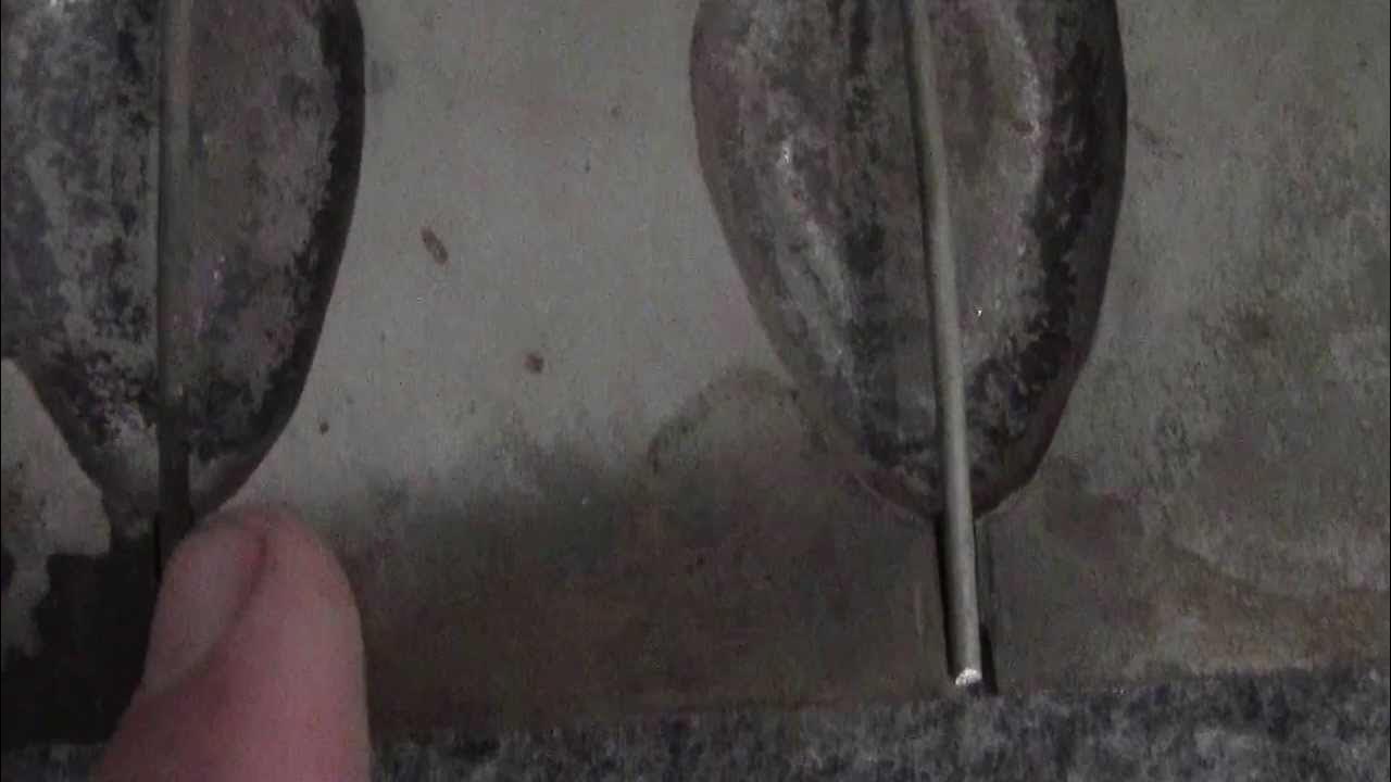 Форма для литья грузил Как самому сделать грузило - YouTube