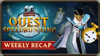 Gotta Quest Fast! Quest Speedrunning & more - by Jillyfish | OSRS Weekly Recap