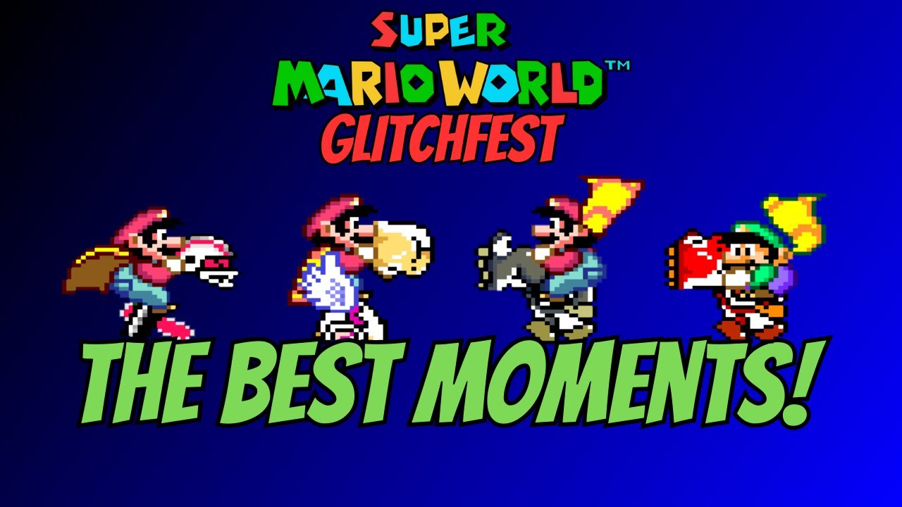 The BEST MOMENTS from the Super Mario World GLITCHFEST