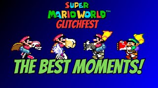 The BEST MOMENTS from the Super Mario World GLITCHFEST