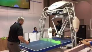 Ping Pong with Omron's Robot FORPHEUS