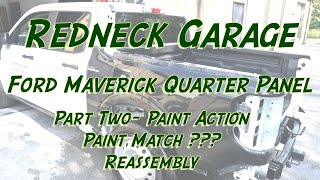 23 Ford Maverick Painting .... Rear Quarter Panel and Reassembly  Part 2