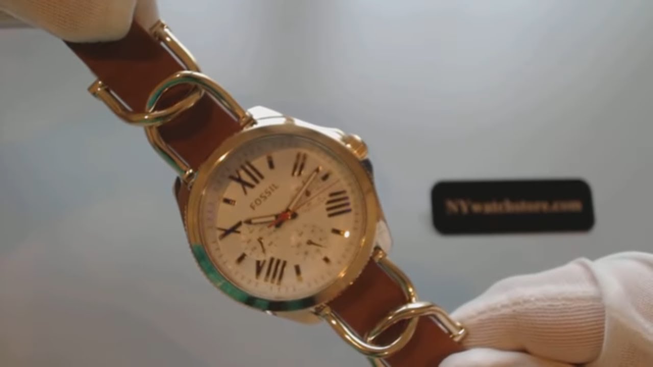 fossil multi strap watch
