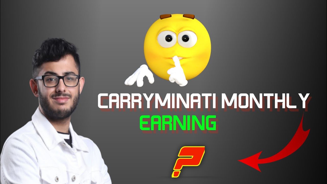 Carryminati Monthly Income From Youtube 2021 ! Carryminati Monthly Earning 