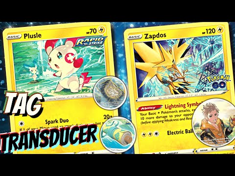 Zapdos Deck Profile.  W/ Rapid Strike Plusle & Minun. PTCG Online  Gameplay. Lost Origin - YouTube