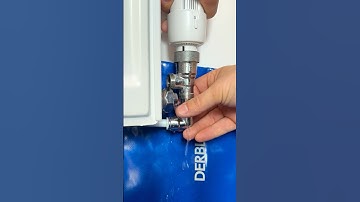 How to change a leaking radiator valve! #asmr #howto #diy #plumbing #video #foryou #tools #tips
