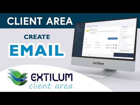 Create Email  - Extilum Client Area