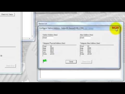 EtherCAT Device Configuration (Geräte Konfiguration)