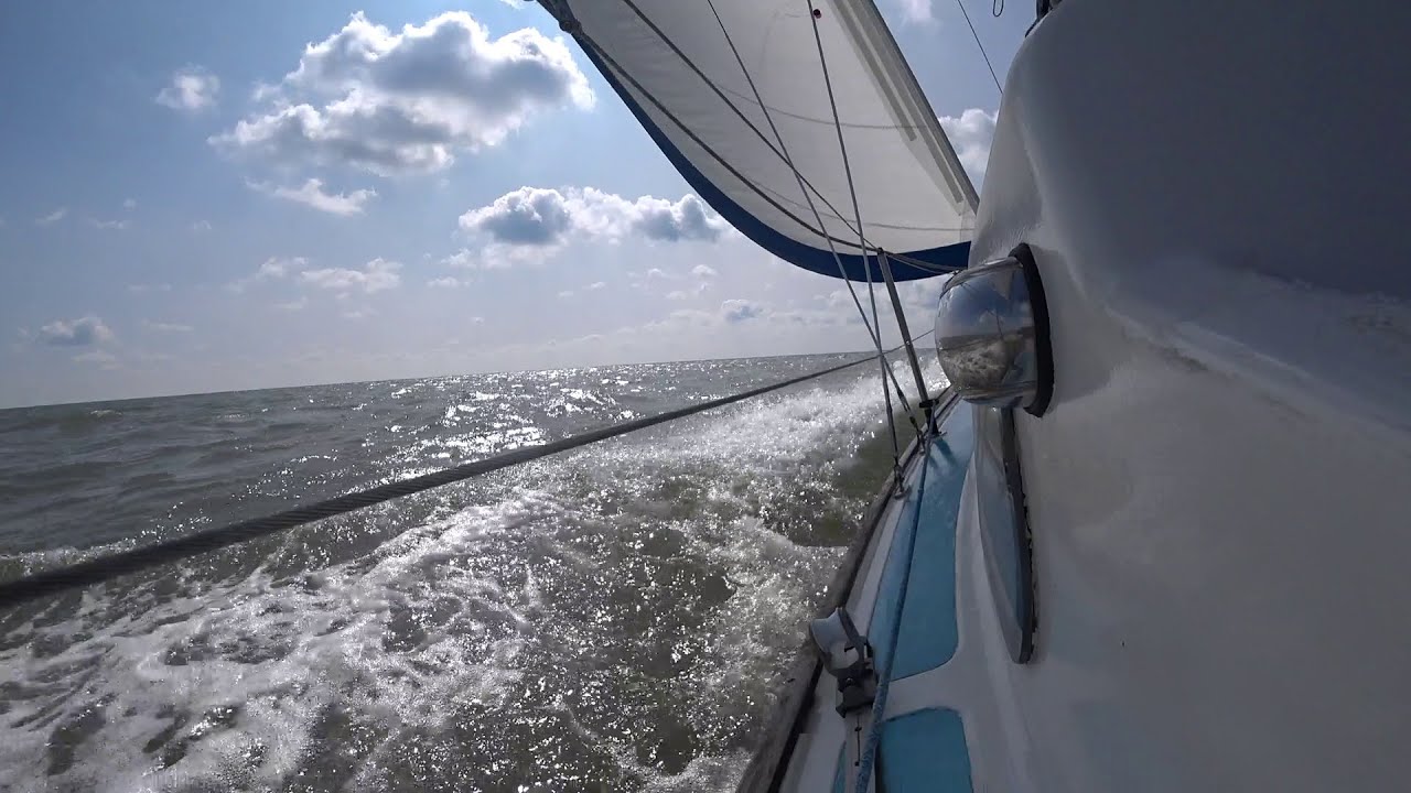 Ep15 Sailing around Britain Lowestoft to Pin Mill, The final passage with homecoming thunderstorms