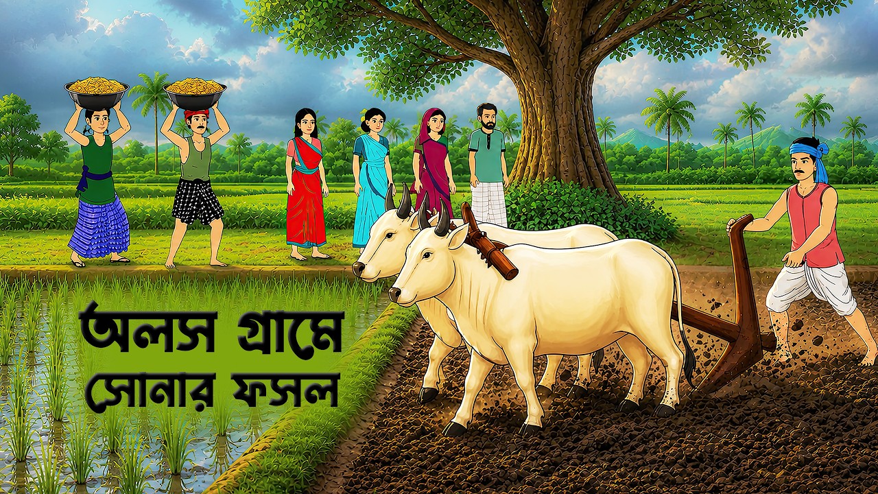 অলস গ্রামে সোনার ফসল | Bengali Village Drama | Bangla Natok | Dhadha Point