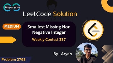 Smallest Missing Non-negative Integer After Operations | Weekly Contest 337 | LeetCode | DCC NIT-A