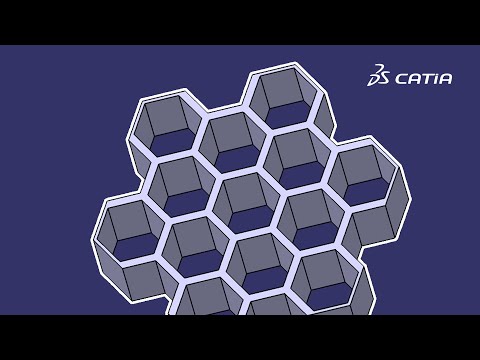 Honeycomb Tutorial in CATIA V5/6 – 3 Easy Methods
