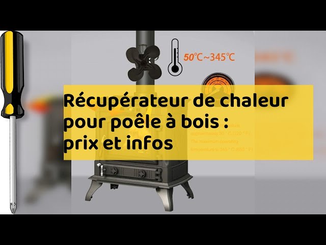 Kit 2 bouches récupérateur de chaleur pour poêle à bois 350 m3/h - -  DS250KITEVO2BRecupair