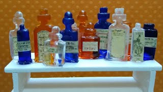 DIY Clear Silicone Mold for UV Resin Miniature Bottles