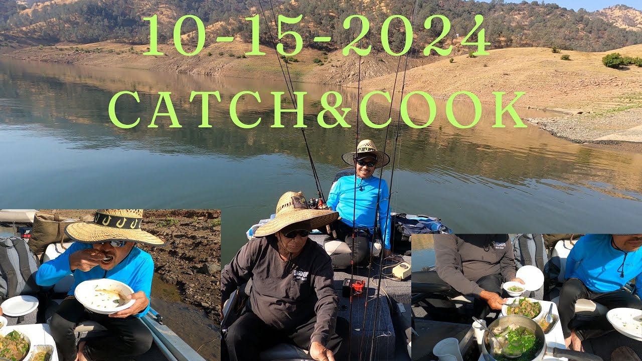 10-15-2024 PINE FLAT LAKE CATCH & COOK.#usa #laofishermen #bassfishing #fishing #lake #catchandcook