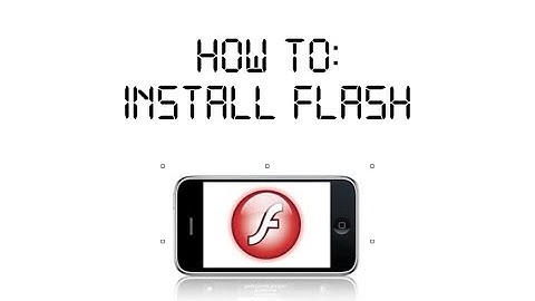 How To Install Flash (Frash) on the iPhone 3GS / 4 - The Easy Way!