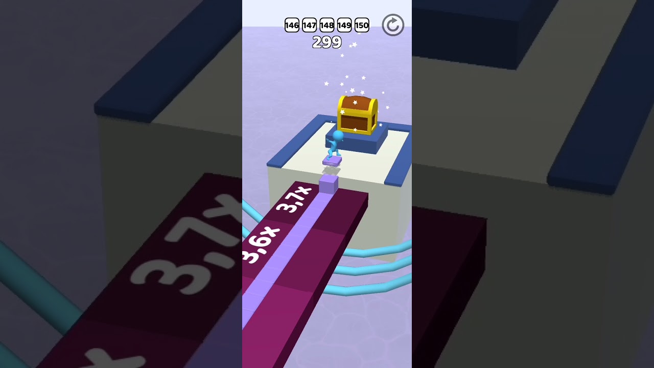 Stacky Dash Gameplay Level 141-160