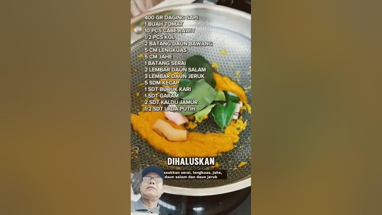 Masak tongseng daging sapi