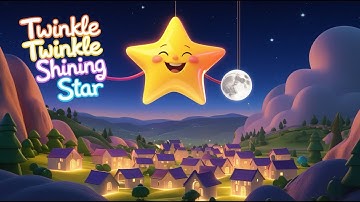 ✨ Twinkle Twinkle Shining Star | Magical Bedtime Lullaby | Kids Song | Kiddy Melody Original