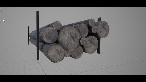 How to create wood logs - 3ds max tutorial part - 1