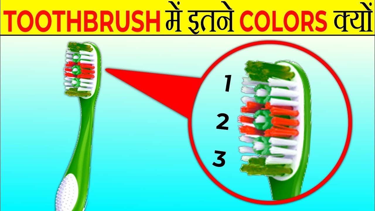 Toothbrush में अलगअलग Colors क्यों होते हैं? Why do toothbrushes have