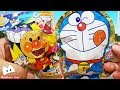 アンパンマン かがやけ!クルンといのちの星編 アンパンマンたまご ★ ドラえもん びっくらたまご 何が出るかな?サプライズエッグ EP1 Miniature Toys