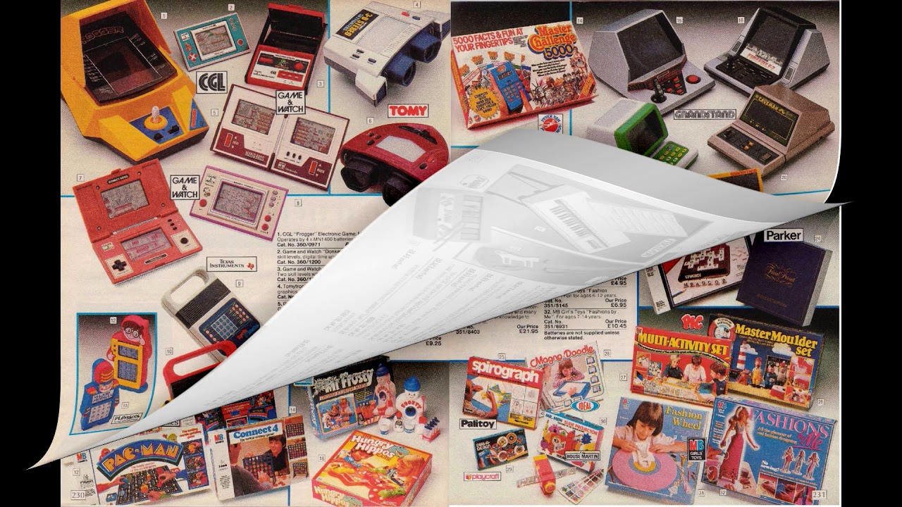 Vintage 1985 Spring & Summer Toy section of the Argos Catalogue YouTube