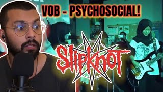 FIRST TIME HEARNG TO VoB (Voice of Baceprot) - Psychosocial (Slipknot Cover) - Live At UWRF 2017