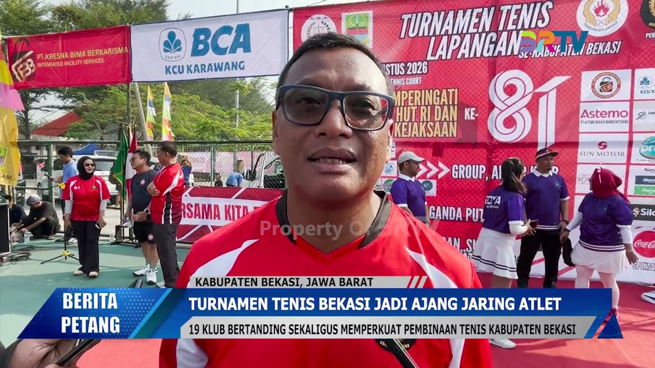 TURNAMEN TENIS BEKASI JADI AJANG JARING ATLET