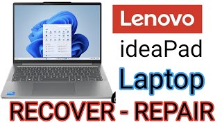 Windows Recovery Tool & Lenovo ideaPad