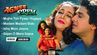 Agni Prem Movie Songs -  Alka Yagnik, Mohammed Aziz | Rajat & Farheen | Superhit Video Song Jukebox