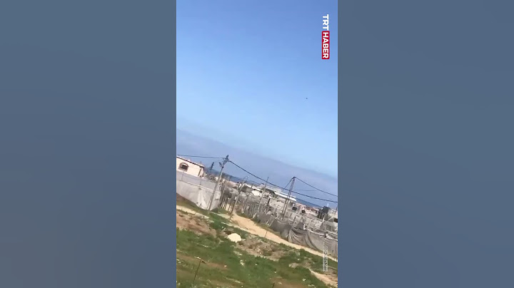 Katil İsrail'in dronu Refah'ı bombaladı.