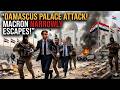 BREAKING: Macron Narrowly Escapes Blasts Near His Hotel in Damascus – 18 Wounded