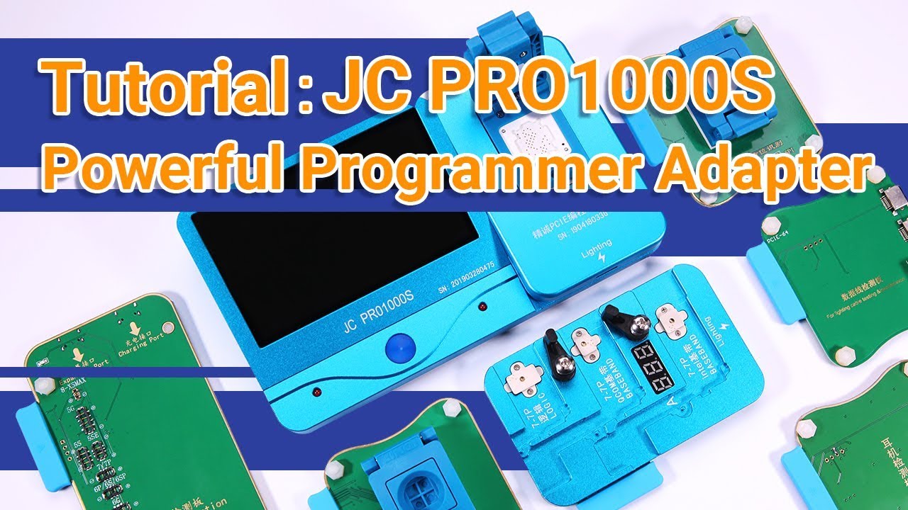 JC Multifunctional Programmer Adapter PRO1000S JC Tools Tutorial YouTube