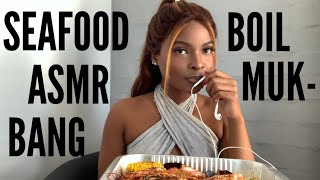 ASMR SEAFOOD BOIL MUKBANG | South African Youtuber