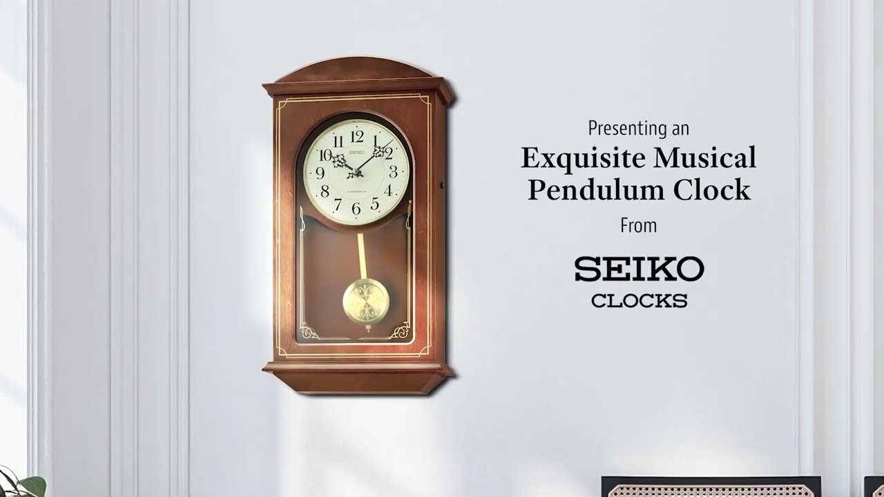 Seiko QXM610B Musical Pendulum Clock - YouTube