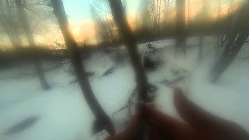 retrieving my minnow traps through ice