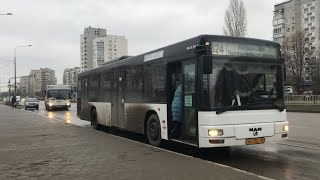 Поездка на редком автобусе MAN A21 NL313. Маршрут 324.